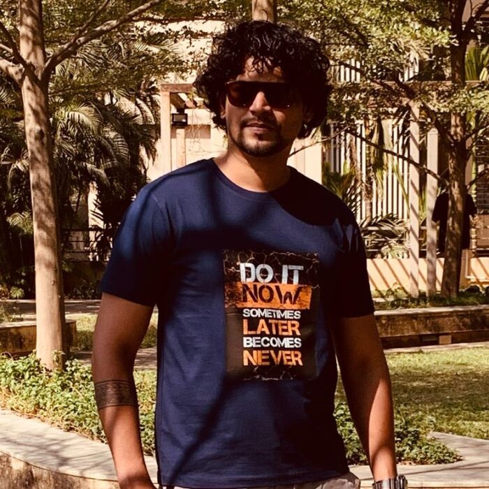 Round Neck BFF T Shirt Printed