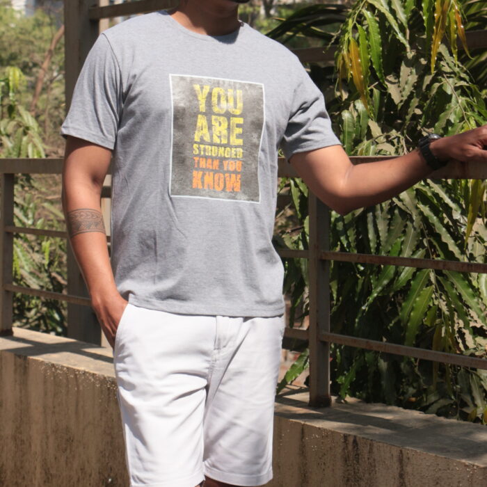 Round Neck BFF T Shirt Printed