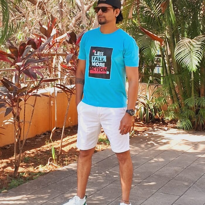 Round Neck BFF T Shirt Printed