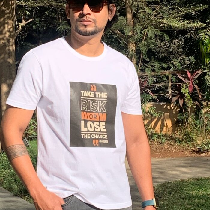 Round Neck BFF T Shirt Printed