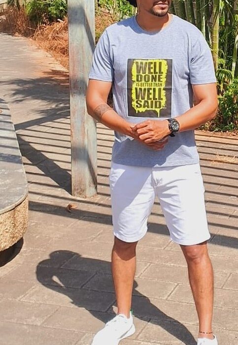 Round Neck BFF T Shirt Printed