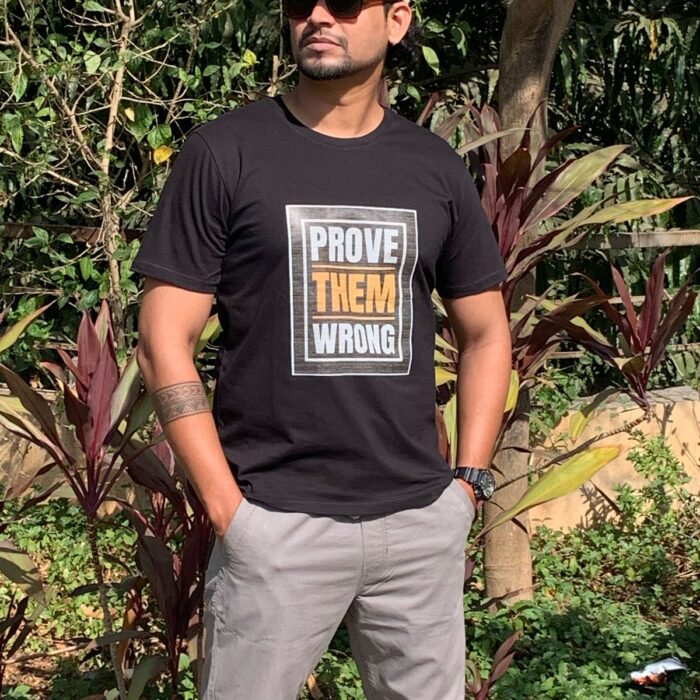 Round Neck BFF T Shirt Printed